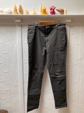 Men's Slim Charcoal Chino Pants